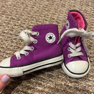 Converse Purple High-Top Sneakers